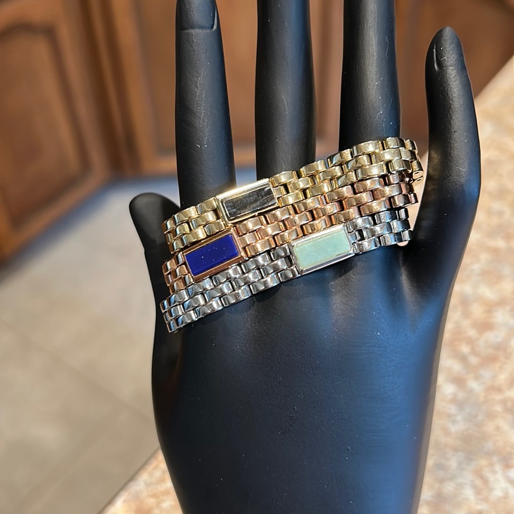 Fossil magnetic bracelets